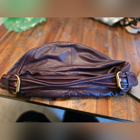 Marc By Marc Jacobs Bombay Hobo Bag Plum Padlock - Picture 5 of 13